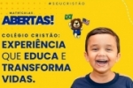 As matr&iacute;culas est&atilde;o oficialmente abertas! Col&eacute;gio Crist&atilde;o EXPERI&Ecirc;NCIA QUE EDUCA E TRANSORMA VIDAS