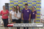 Novalar realiza entrega de cestas b&aacute;sicas arrecadadas no Passeio Cicl&iacute;stico &ndash; V&iacute;deo