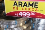 Amigo produtor rural aproveite a promo&ccedil;&atilde;o em Arame Liso da Arroba Agroneg&oacute;cios e reforce a cerca de sua propriedade