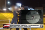 Suspeito de executar chapeiro com 21 facadas &eacute; preso pela Pol&iacute;cia Militar e fala porque cometeu crime &ndash; V&iacute;deo