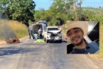 Jovem morre instantaneamente em grave acidente envolvendo motocicleta e caminhonete na RO–383 – Vídeo