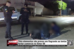 Tr&ecirc;s elementos s&atilde;o presos em flagrante ao tentar furtar com&eacute;rcio no Setor 08 &ndash; V&iacute;deo