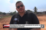 Secretaria de Obras realiza manuten&ccedil;&atilde;o de pontes da comunidade de Joel&acirc;ndia &ndash; V&iacute;deo