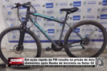 Em a&ccedil;&atilde;o r&aacute;pida da PM resulta na pris&atilde;o de dois elementos ap&oacute;s Roubo de bicicleta no Setor 02 &ndash; V&iacute;deo
