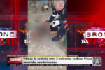 V&iacute;timas de acidente entre 2 motonetas no Setor 11 s&atilde;o socorridas com ferimentos &ndash; Uma das v&iacute;timas estava com motoneta furtada e em posse de drogas &ndash; V&iacute;deo
