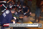 Acidente grave entre ve&iacute;culos no B&ndash;40 deixa homem com poss&iacute;vel fratura &ndash; V&iacute;deo
