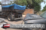 V&iacute;tima de colis&atilde;o entre caminhonete e caminh&atilde;o fica em estado de choque ap&oacute;s acidente na Av. Hugo Frey &ndash; V&iacute;deo