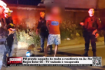 PM prende suspeito de roubo a resid&ecirc;ncia na Av Rio Negro Setor 09 &ndash; TV roubada &eacute; recuperada &ndash; V&iacute;deo