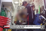 Motociclista fica ferido ap&oacute;s perder o controle da dire&ccedil;&atilde;o na RO&ndash;257 &ndash; V&iacute;deo