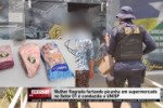 Mulher flagrada furtando picanha em supermercado no Setor 01 &eacute; conduzida a UNISP &ndash; V&iacute;deo