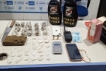 Ação conjunta da Força Tática resulta em prisão de bando com drogas no Orgulho do Madeira