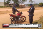 PM recupera moto roubada no Bairro Gerson Neco &ndash; V&iacute;deo