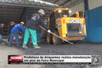 Prefeitura de Ariquemes realiza manuten&ccedil;&atilde;o em piso da Feira Municipal &ndash; V&iacute;deo