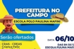 Prefeitura no Campo ser&aacute; realizada nesta sexta&ndash;feira (06/10) no Distrito de Joel&acirc;ndia
