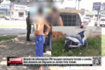 Atrav&eacute;s de informa&ccedil;&otilde;es PM recupera motoneta furtada e conduz dois menores em flagrante no Jardim Feliz Cidade &ndash; V&iacute;deo