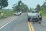 Jaru: F250 se envolve em grave acidente com veículo de passeio entre Jaru e Ariquemes – Vídeo