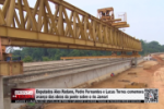 Deputados Alex Redano, Pedro Fernandes e Lucas Torres comemora avanço das obras da ponte sobre o rio Jamari – Vídeo