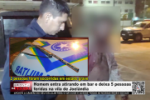 Homem entra atirando em bar e deixa 5 pessoas feridas na vila de Joel&acirc;ndia &ndash; 2 Pessoas foram socorridas em estado grave &ndash; V&iacute;deo