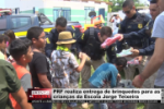 PRF realiza entrega de brinquedos para as crian&ccedil;as da Escola Jorge Teixeira &ndash; V&iacute;deo