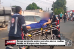 Grave acidente entre ve&iacute;culos deixa mulher ferida no Parque das Gemas &ndash; V&iacute;deo