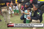 PRF realiza entrega de brinquedos na Creche Bal&atilde;o M&aacute;gico &ndash; V&iacute;deo
