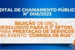 Funcet divulga Edital para contrata&ccedil;&atilde;o de servi&ccedil;os voltados ao 3&ordm; Setor para atendimento na Corrida de Rua