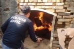 PC, PRF e PM incineram drogas apreendidas em Ariquemes &ndash; V&iacute;deo