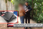 PM prende elemento com Mandado de Pris&atilde;o e apreende 3 objetos de proced&ecirc;ncia duvidosa no Bairro Apoio Social &ndash; V&iacute;deo