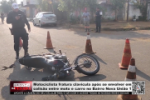 Motociclista fratura clav&iacute;cula ap&oacute;s se envolver em colis&atilde;o entre moto e carro no Bairro Nova Uni&atilde;o 1 &ndash; V&iacute;deo