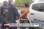 Elementos s&atilde;o capturados pela PM e GCM com ajuda de populares no Setor 02 &ndash; V&iacute;deo