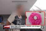 Ap&oacute;s fuga albergado &eacute; detido com drogas em Ariquemes &ndash; V&iacute;deo