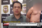 Suspeito de realiza roubos de caminhonete est&aacute; detido &ndash; Delegado Jo&aacute;s fala sobre o caso &ndash; V&iacute;deo