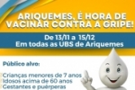 Prefeitura de Ariquemes lan&ccedil;a Campanha de vacina&ccedil;&atilde;o contra a gripe