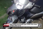 Duas v&iacute;timas ficam feridas ap&oacute;s colis&atilde;o entre motos no Bairro Rota do Sol &ndash; V&iacute;deo