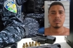 Foragido membro de facção é preso com arma da PM no "Morar Melhor" em Porto Velho