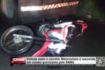 Colis&atilde;o moto e carreta Motociclista &eacute; socorrido em estado grav&iacute;ssimo pelo SAMU &ndash; V&iacute;deo