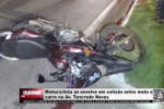 Motociclista se envolve em colis&atilde;o entre moto e carro na Av. Tancredo Neves &ndash; V&iacute;deo