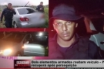 Assaltantes fogem na mata e abandonam carro roubado &ndash; Dois elementos invadiram resid&ecirc;ncia e tocaram o terror em Ariquemes &ndash; V&iacute;deo