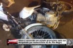 Idoso &eacute; socorrido em estado grav&iacute;ssimo ap&oacute;s ser atropelado por motociclista na Av. Rio Negro &ndash; V&iacute;deo