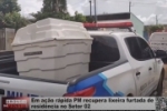 Em a&ccedil;&atilde;o r&aacute;pida PM recupera lixeira furtada de resid&ecirc;ncia no Setor 02 &ndash; Suspeito foi conduzido a UNISP &ndash; V&iacute;deo