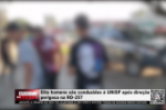 Oito homens s&atilde;o conduzidos &agrave; UNISP ap&oacute;s dire&ccedil;&atilde;o perigosa na RO&ndash;257 &ndash; V&iacute;deo