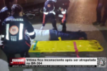 V&iacute;tima fica inconsciente ap&oacute;s ser atropelada na BR&ndash;364 &ndash; V&iacute;deo