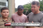 Bombeiro Mirim salva crian&ccedil;a engasgada no Setor Nova Uni&atilde;o 3 &ndash; V&iacute;deo