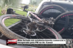 Bike furtada em estabelecimento comercial &eacute; recuperada pela PM na Av. Cana&atilde; &ndash; V&iacute;deo