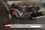 SAMU socorre motociclista ap&oacute;s colidir fortemente em meio fio na Av.Tancredo Neves &ndash; V&iacute;deo