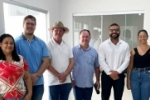 Pedro Fernandes celebra avan&ccedil;os na sa&uacute;de de Cujubim durante visita ao Hospital