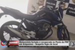 Motocicleta furtada &eacute; recuperada no Posto da PRF em Ariquemes &ndash; Suspeito fugiu do local &ndash; V&iacute;deo