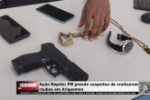 A&ccedil;&atilde;o R&aacute;pida: PM prende suspeitos de realizarem roubos em Ariquemes &ndash; V&iacute;deo
