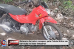 Motoneta furtada &eacute; recupera pela Pol&iacute;cia Militar em barrac&atilde;o no Setor Industrial &ndash; V&iacute;deo