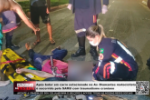 Ap&oacute;s bater em carro estacionado na Av. Diamantes motociclista &eacute; socorrido pelo SAMU &ndash; V&iacute;deo